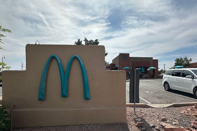 Blue McDonalds in Sedona